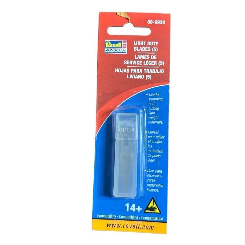 Revell 88-6930 Light Duty Blades (5) NOS